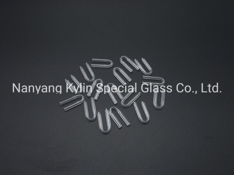 Clear U Shape Silica Quartz Glass Tube Pipe Tubing
