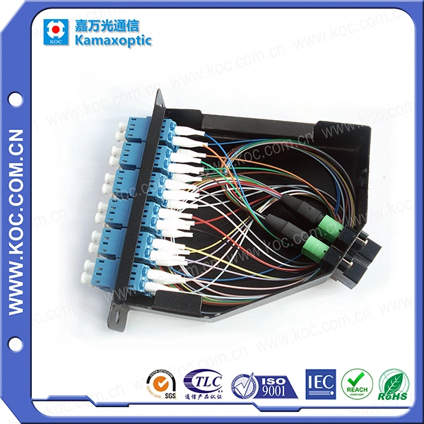 MPO-MPO Fiber Optic Solutions Wtih 12 Fiber G652D 10 Meters