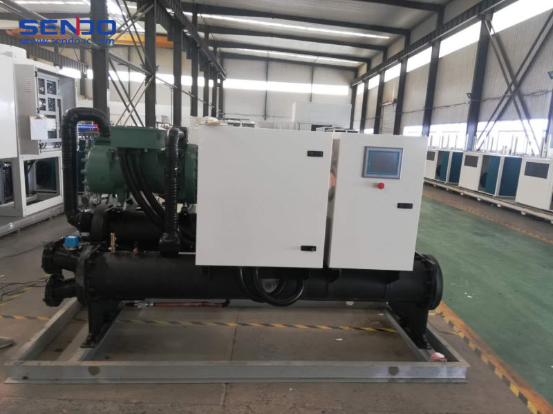 Falling Film Water Cooled Screw Chiller / Industrial Water Chiller