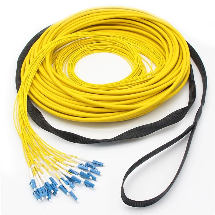 Chinese Factory Clean Endface 3D Interferometer Tested 24 Core Sc Sm Upc Optical Fiber Patch Cord