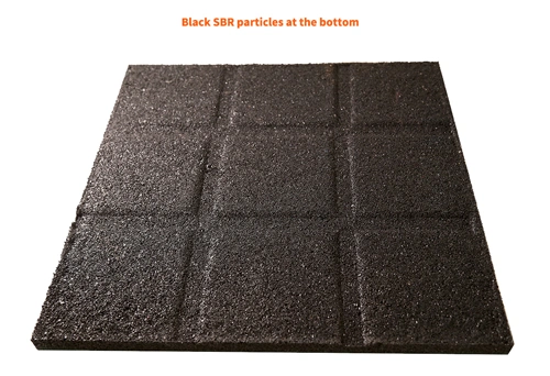 High Quality SBR Rubber Tiles/ Rubber Mat Weather Resistance Rubber Tile for Outdoor/ Playground