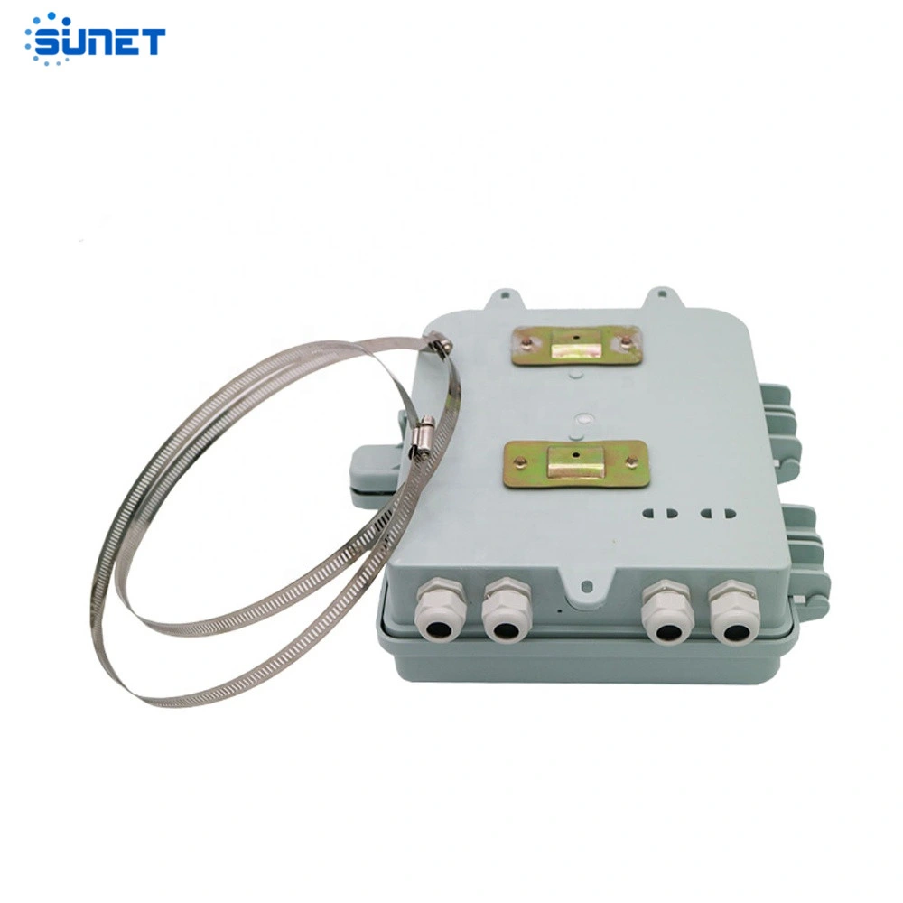 Outdoor Indoor Fiber Optic Distribution Box / FTTH Cable Termination Box with Lgx Cassette Splitter
