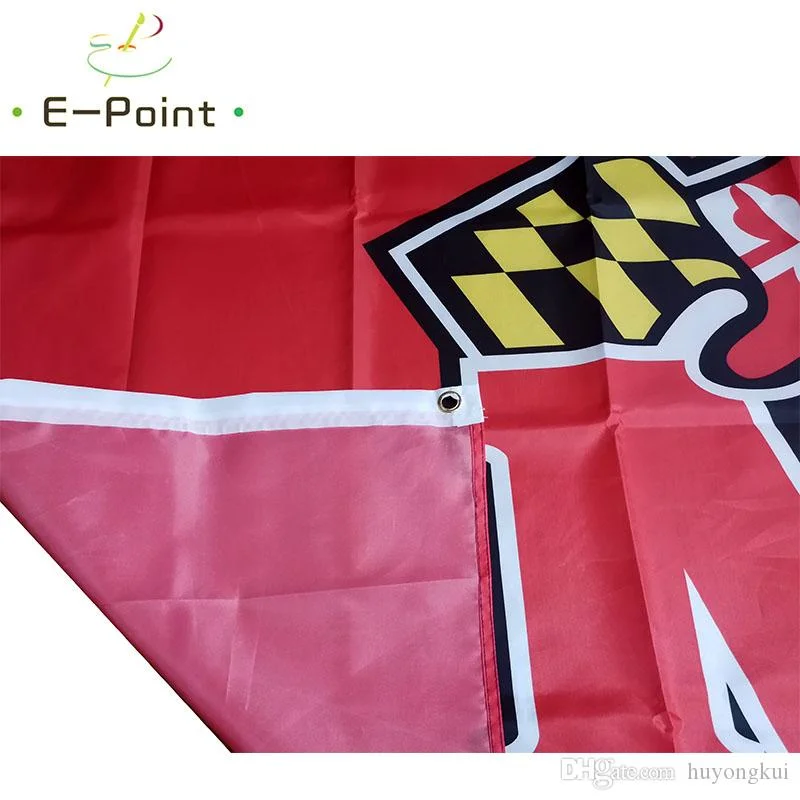 Ncaa Maryland Terrapins Team Polyester Flag Banner