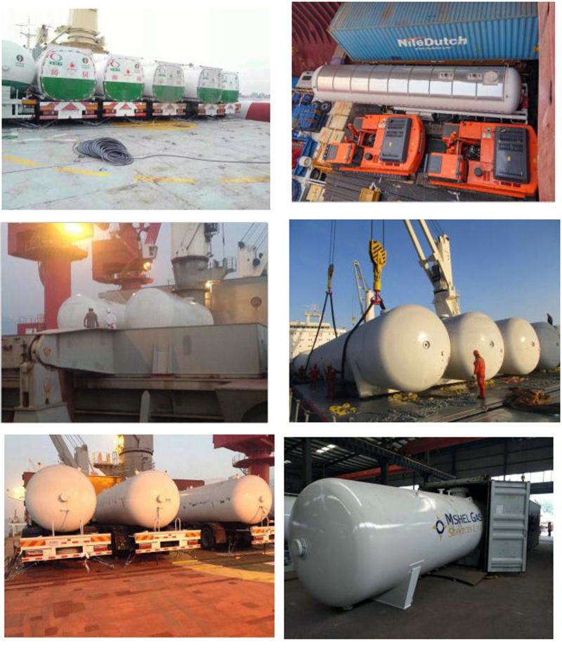 50cbm 80cbm Propane Gas Tanker Pressure Vessel LPG Storage Tank