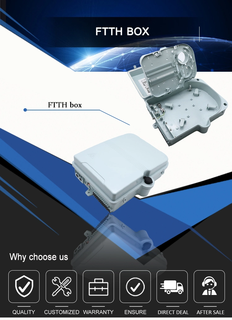 Fiber Optic Equipment 24 Ports FTTH Fiber Optic Distribution Box