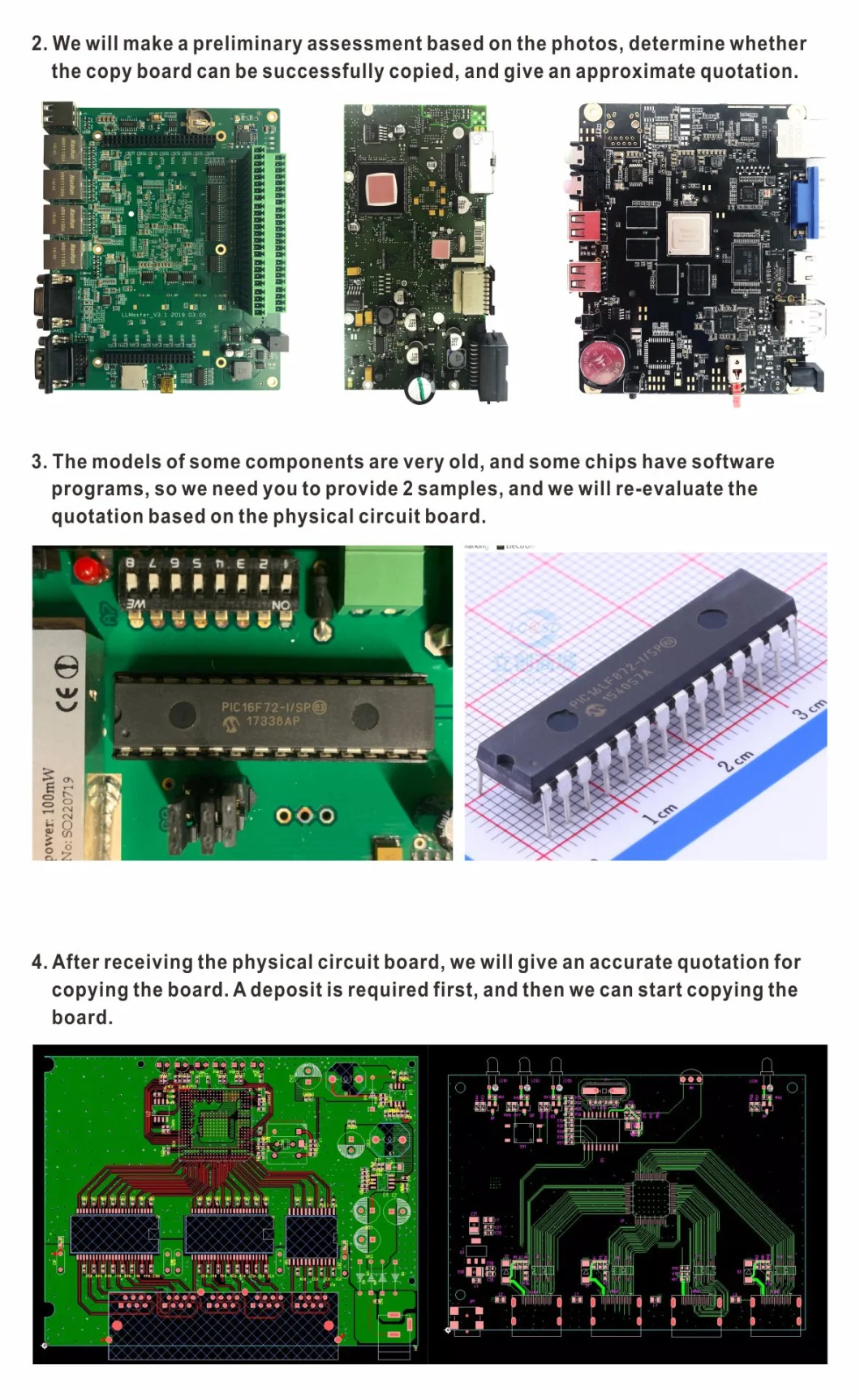 2 Layers Circuit Board 4 Layers PCB Circuit Boards Assembly PCB Manufacturer