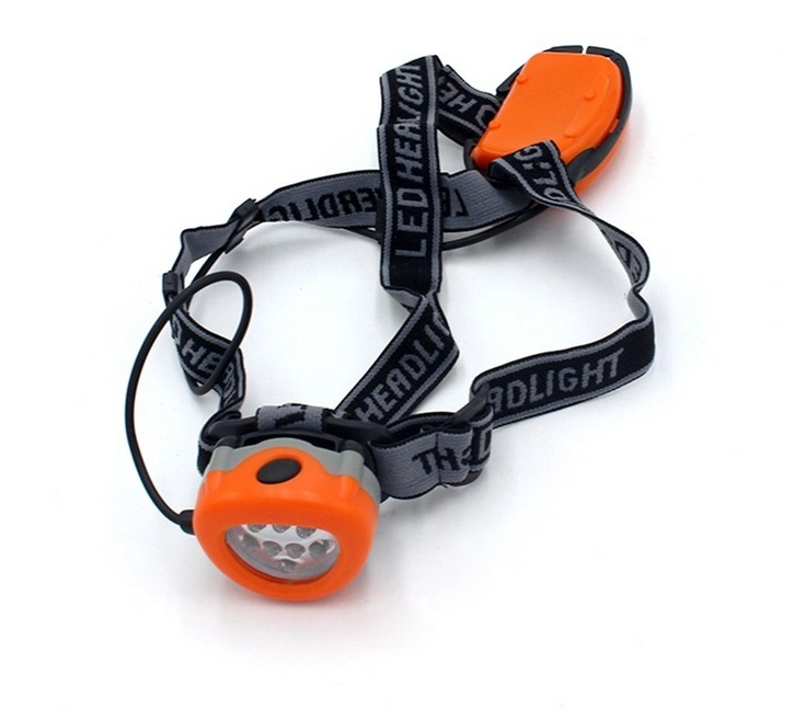 Military Orange Emergency Army Rechargeable Mining LED Headlamp Flashlight Head Light