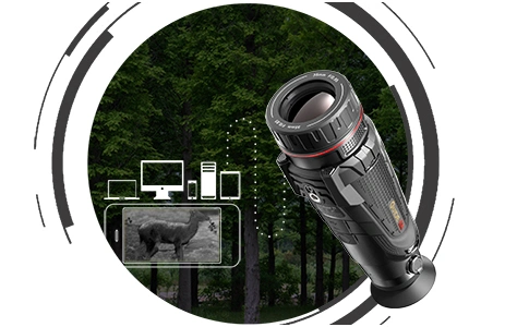 Guide IR517g PRO Handheld Thermal Monocular Night Vision for Hunting, Outdoor, Patrol, Search and Rescue with Focus 35mm Lens