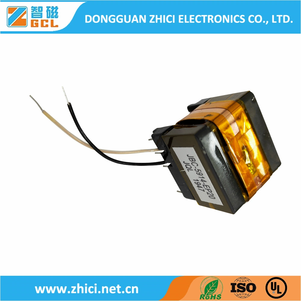 Ep20 Electrical High Frequency PCB Mount Power Transformer Used for Communications Control Equipment