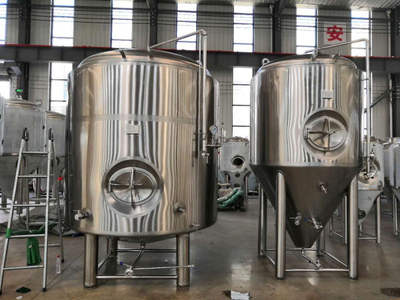 Beer Manufacturing Equipment Bright Beer Tank Storage Tank Horizontal Tank