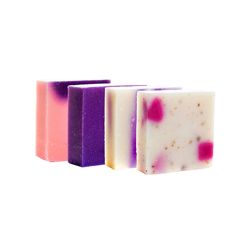 OEM/ODM Made with Pure Essential Oils Lilac Flowers Luxury Handmade Soap for Skin Care