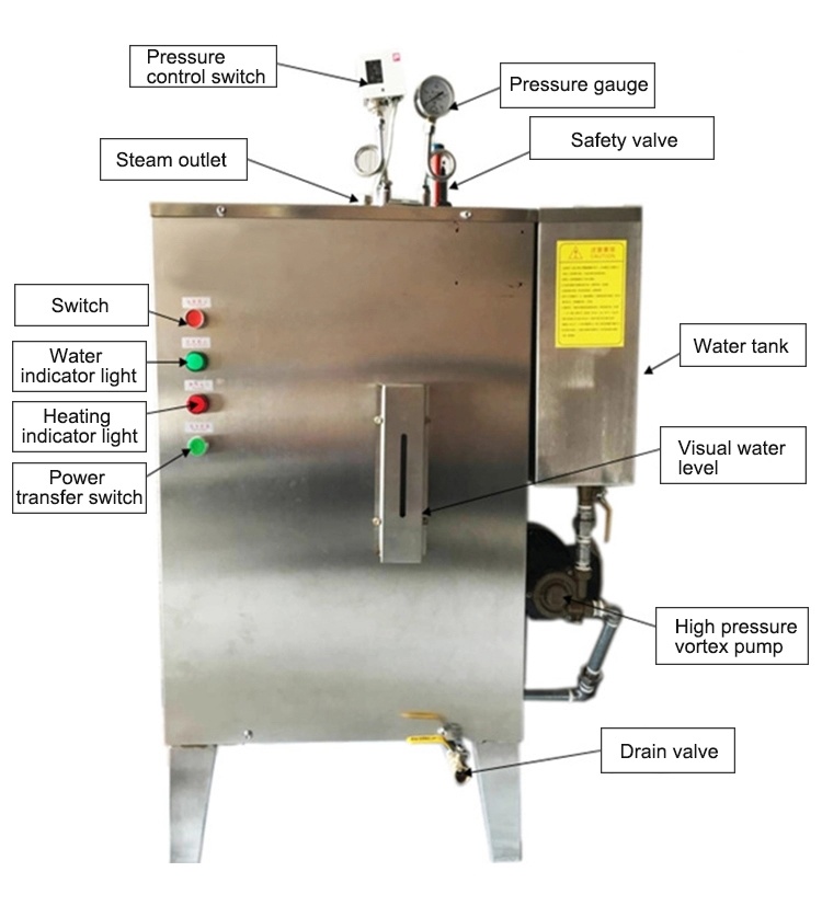 Vertical Small Electric Vulcanization Tank Reaction Chemical Reaction Steam Boiler
