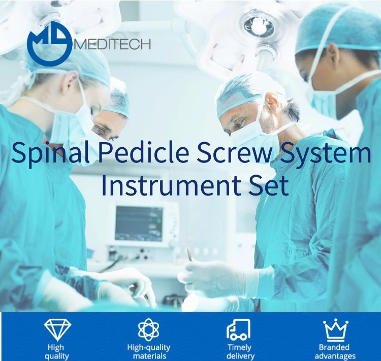 Orthopedic Surgical Instruments Spinal Pedicle Screw System Instrument Set for Spine Fixation Surgery