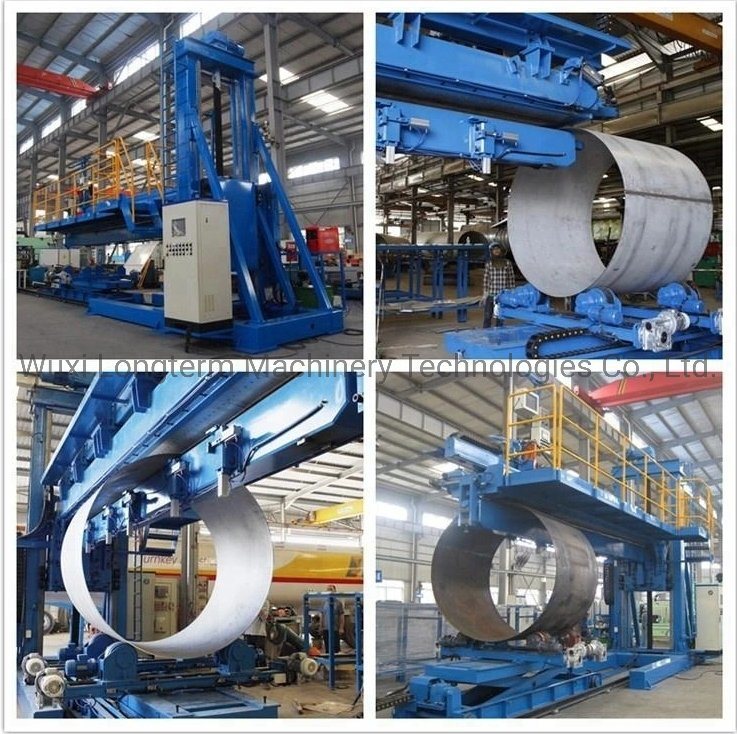 Big Pressure Vessel Welding Fabrication Line, Pressure Vessel Saw Automatic Circular/ Girth Welding Machine~