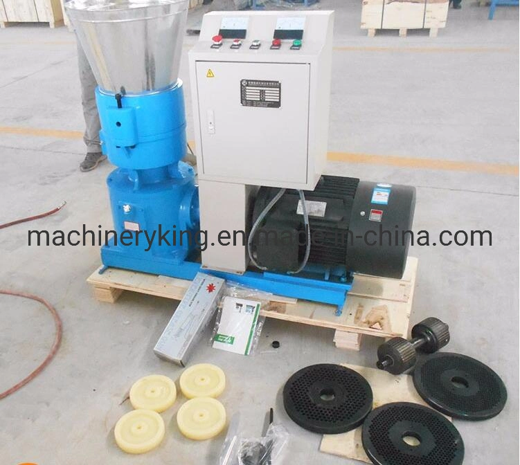 Small Volume Wood Pellet Machine 100kg/H Best Flat Die Equipment