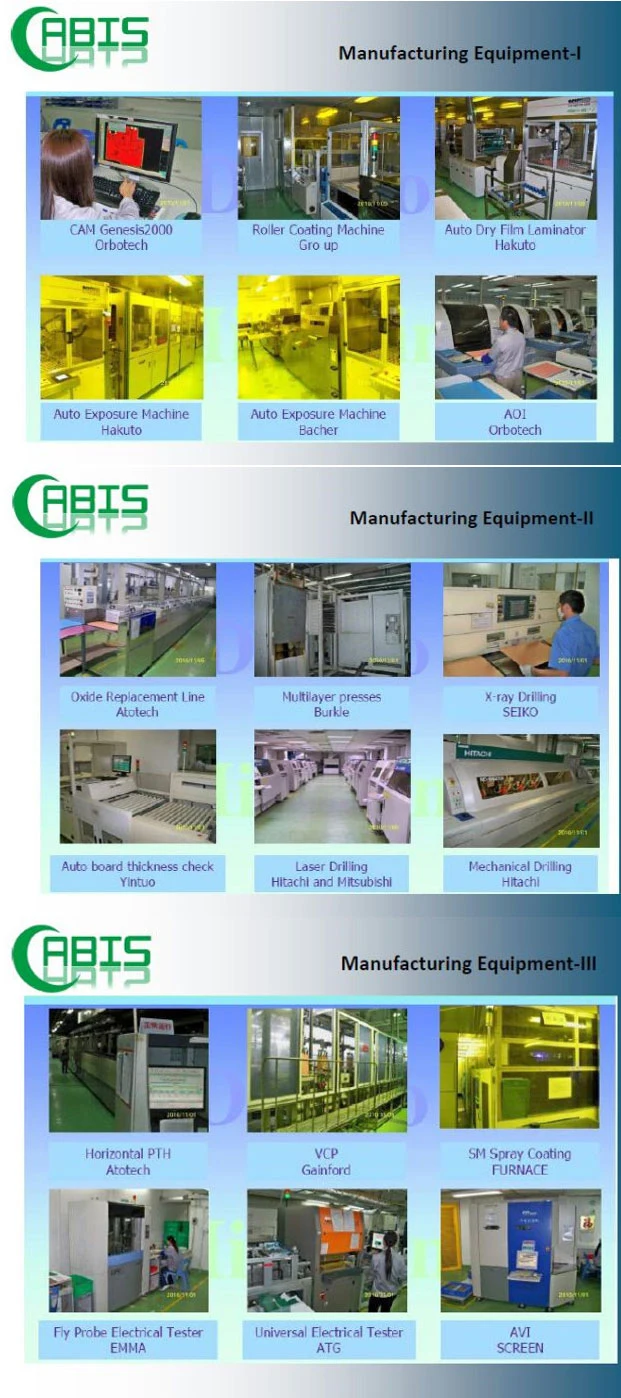 PCB Printed Circuit Board Assembly PCBA Made of Fr4 Tg170 with Immersion in Green Solder Mask