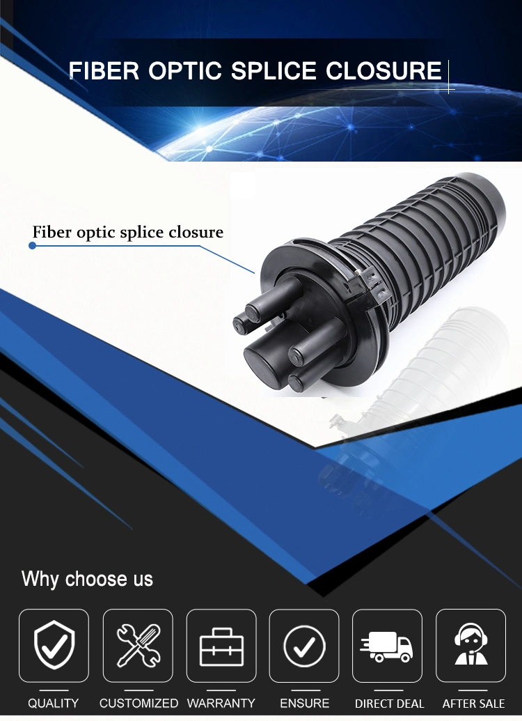 Fiber Gpon Network Equipment Dome Fiber Optic Splice Closure Optical Splitter Enclosure