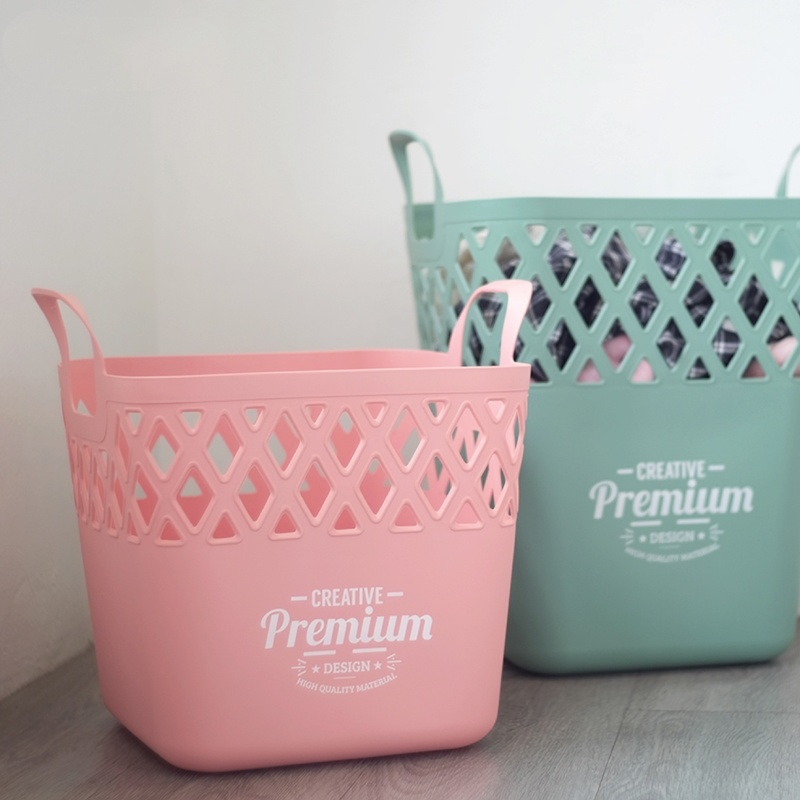 Square Plastic Basket Mold with handle Laundry Basket Mould