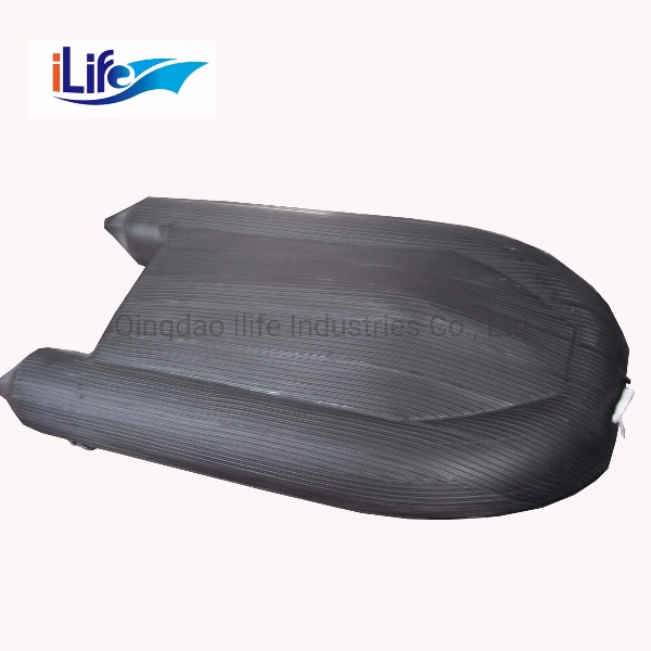 Ilife 3m PVC/Hypalon Inflatable Rescue Fishing Rubber Boat with Aluminum/Drop Stitch Air/Plywood Floor