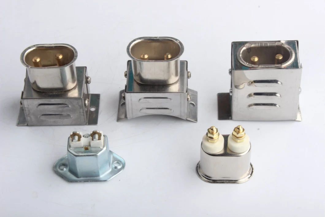 F325b Silicone Industrial Electric Plug, High Temperature Ceramic Plug