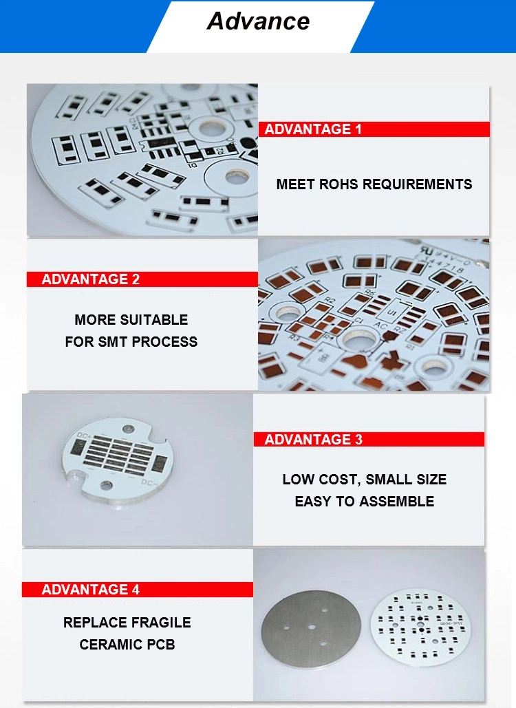 1 Layer Aluminum Board LED Lighting PCB Manufacture