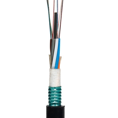 12f 48f Armored Sm Fiber Optic Cable GYTS for Duct Use