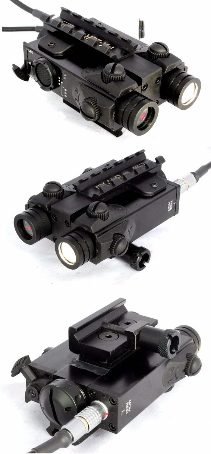 New Military Standard Tactical Rifle Red Laser Sight with 250 Lumens LED Flashlight