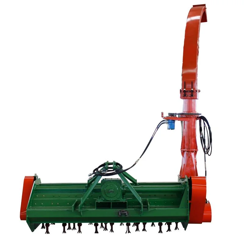 Green Fodder Harvester for Harvesting Corn Stalks with High Operation Efficiency and Hanging Behind