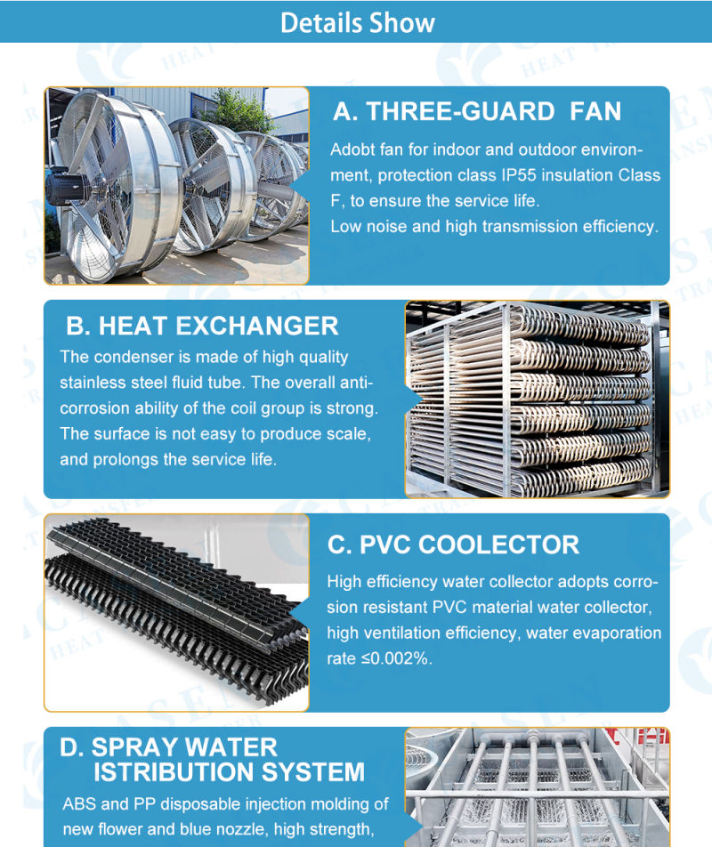 15t Cooling Tower Professional Cooling Equipment Made for Water Cooled Chiller