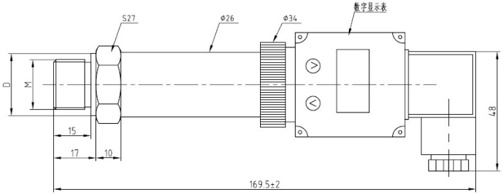 Pencil Type Pressure Transmitter-Pressure Sensor-Pressure Gauge