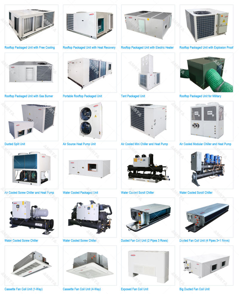 Ce Screw Type Air Cooled Industrial Water Chiller 40HP/40ton with Shell and Tube Evaporator