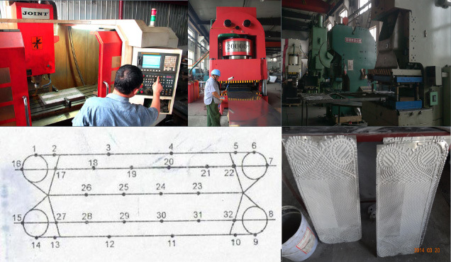 All Kinds of Stainless Steel, Spare Parts Heat Exchanger Plate