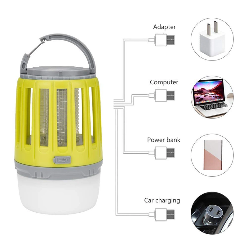 LED Camping Lanterns, Battery Powered Camping Lights, Outdoor Flashlight, Suitable for Camping, Hiking with Mosquito Killer