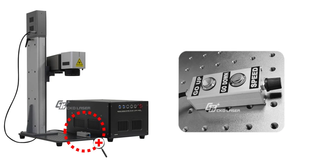Automatically Laser Numbering Machinery for Metal PCB Plastic