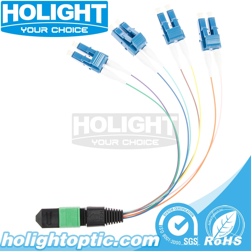 8 Core MTP to LC Sm Riboon Fiber Patch Cord