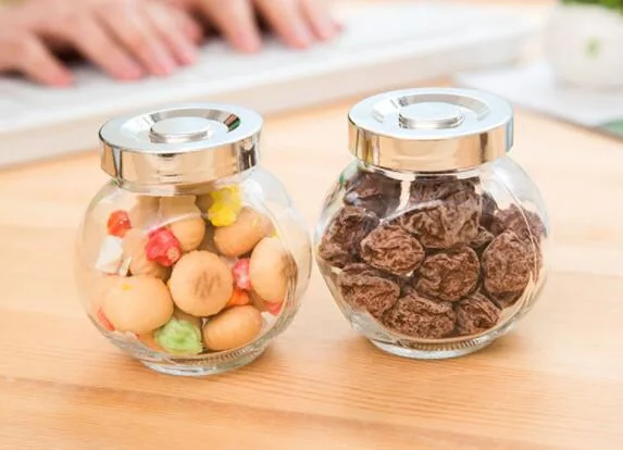 Glass Sealed Jar Food Storage Jar Spice Teas Beans Candy Preservation Jar