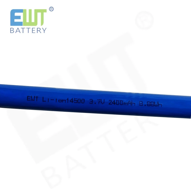 14500 3.7V 2400mAh Rechargeable Li-ion Battery for LED Flashlight Battery