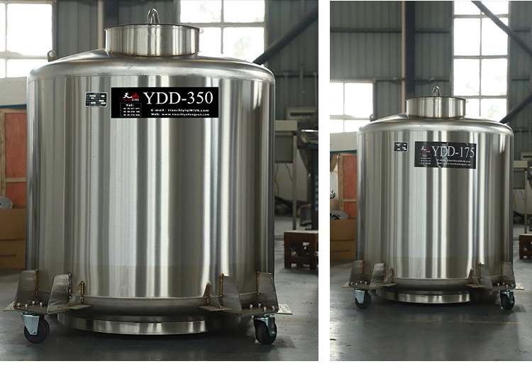 Ydd-1800-Vs/Pm Movable Stainless Steel Sealed Storage Tanks Liquid Nitrogen Tank