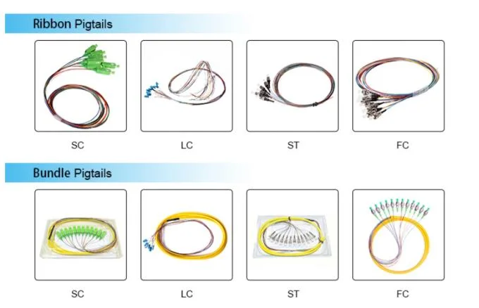 Optical Fiber Single Mode FC/APC FC/Upc 0.9mm Optical Fiber Pigtail