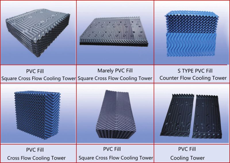 High Quality Cross Flow Cooling Tower Filling Material/Infill/Fill/ Filler