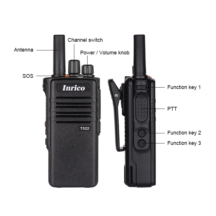 Professional Long Range Powerful Network Walkie Talkie of 4G T522