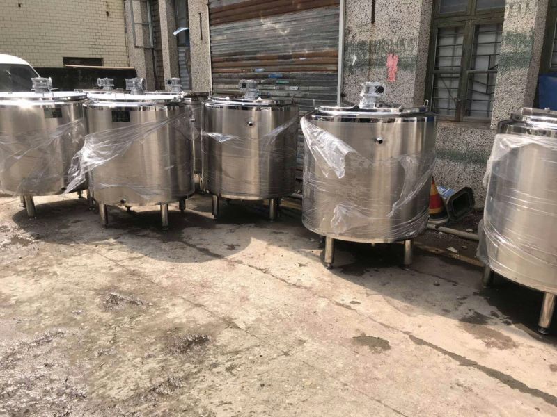 Stainless Steel Double Jacketed Insulation Pressure Mixing Blending Tank Price