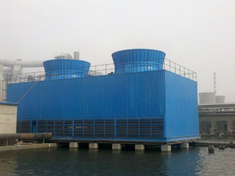 Square Cross Flow FRP Water Tower Cooling System