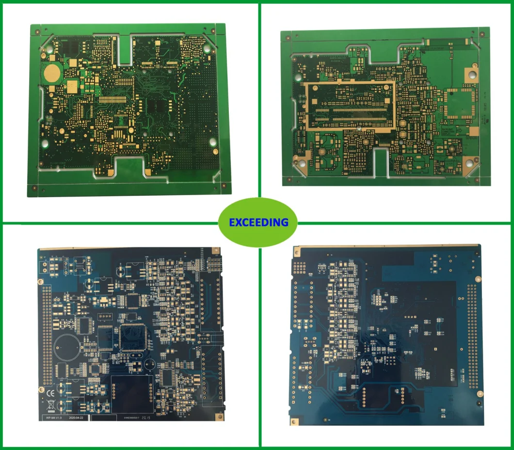Prototype Multi Layer Fr4 PCB Assembly with Customized PCB Service, 4L PCB with Enig