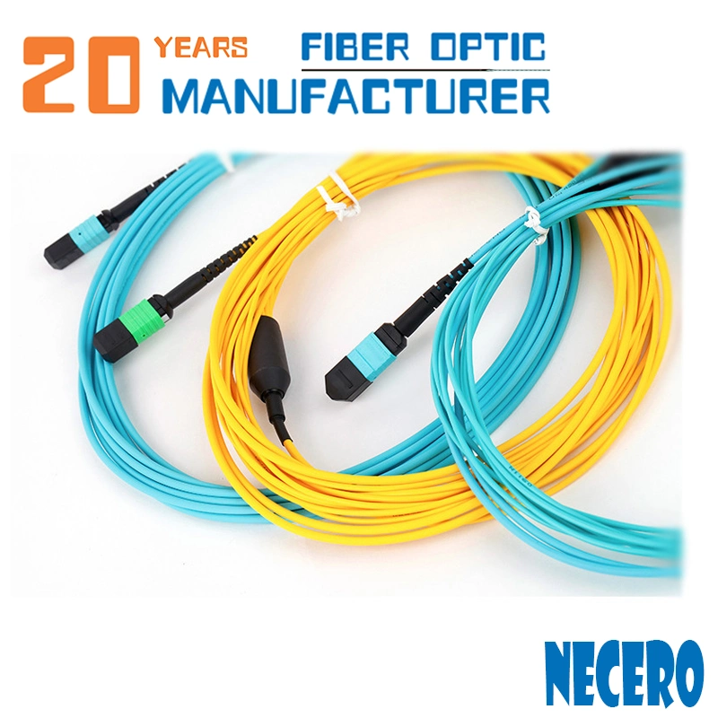 Necero 12core or 24 Core MPO/MTP Jumper Cable or Patch Cord Cable