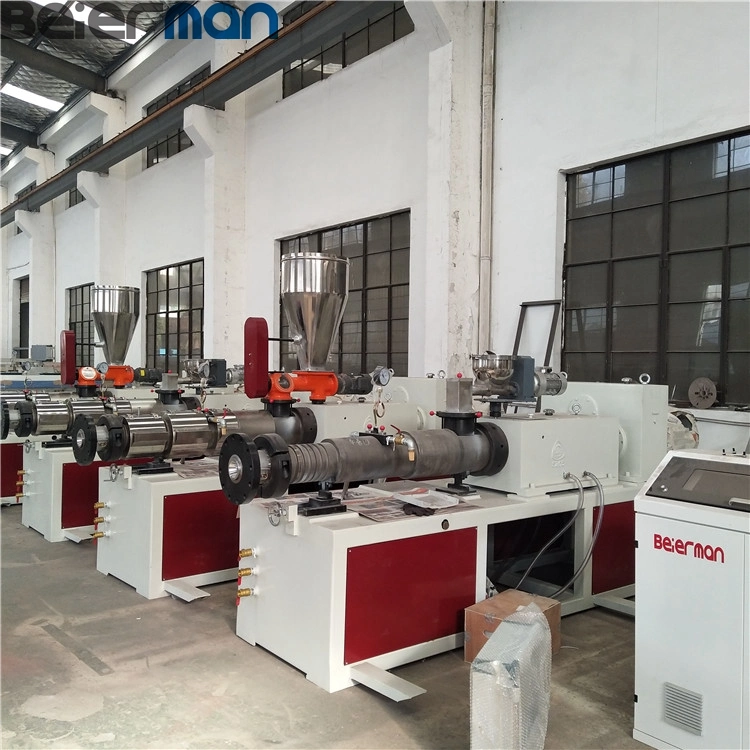 High Quality Sjsz Series Plastic Conical Twin Screw Extruders for PVC Pipe Making