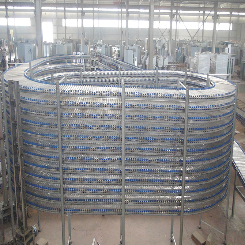 Large Production Line Bread Toast Hamburger Bun Cake Spiral Cooling Tower