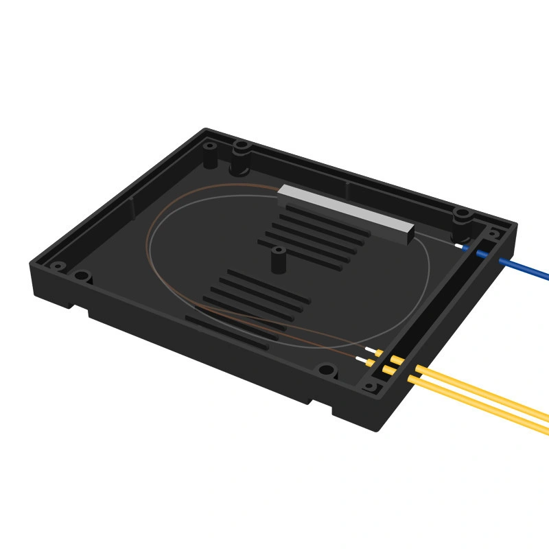 Fiber Optic Junction Box 1X2 PLC Splitter with Sc Upc Connector 2 Ways FTTH Fiber Splitter Price