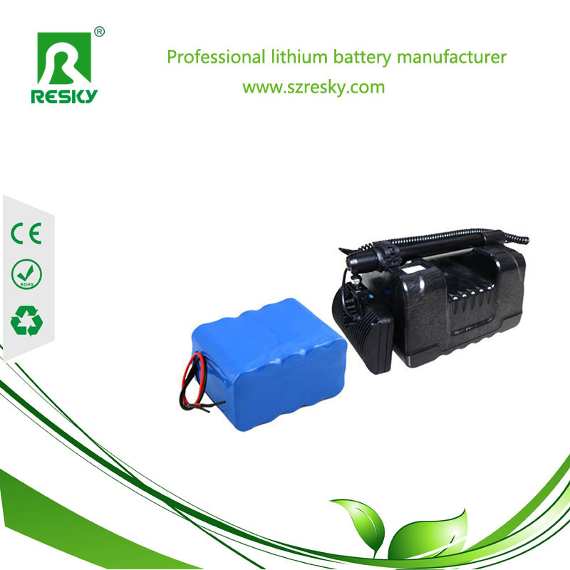 Rechargeable 18650 18.5V 5200mAh Battery Pack for LED Torch