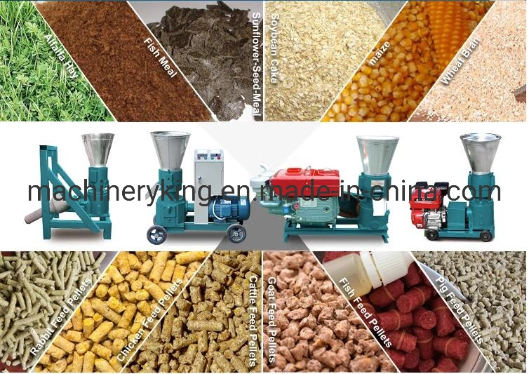 Small Volume Wood Pellet Machine 100kg/H Best Flat Die Equipment